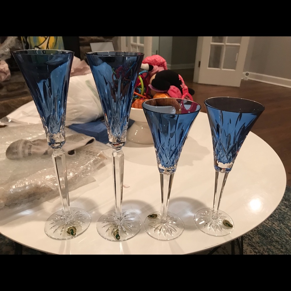 Waterford Crystal champagne glasses